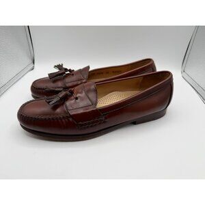 Cole Haan Pinch Tassel Loafers Men Size 10 Brown Leather Comfort Designer Shoes